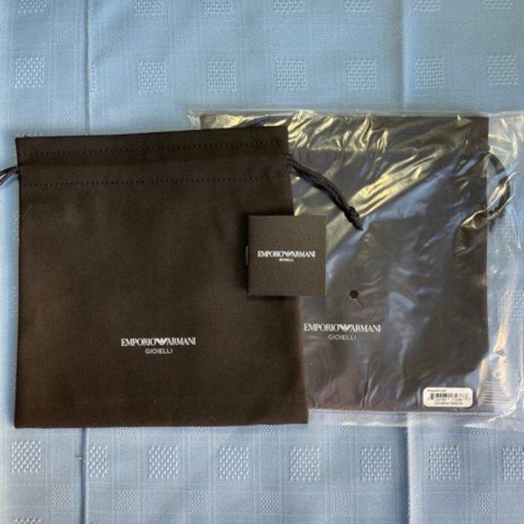 Emporio Armani Handbags - Set of 2 . Emporio Armani Gioielli  Black Jewelry Pouch Bag .